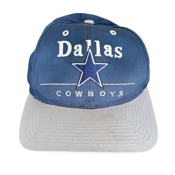 Vintage Dallas Cowboys Snapback Hat Blue Twins Enterprise NFL Cap - Picture 1 of 5